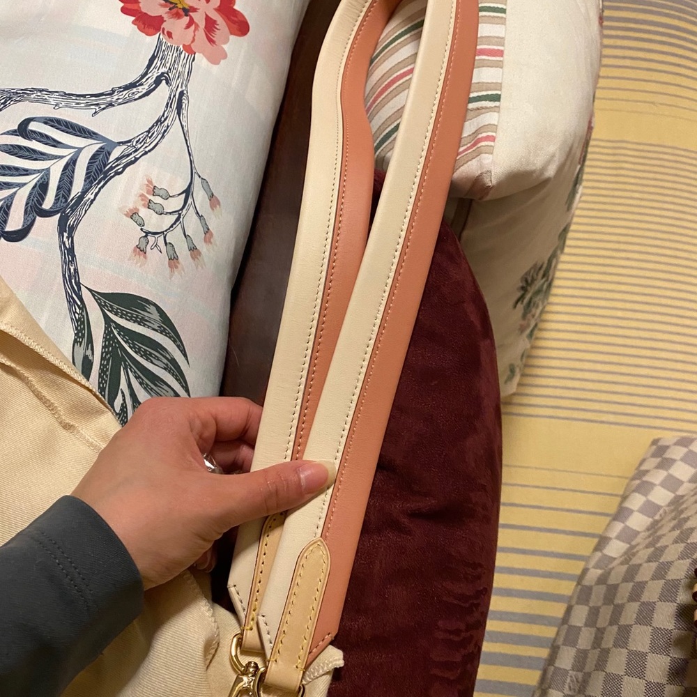 Louis Vuitton Cream and Tan Hobo Bag - Picture 9 of 11